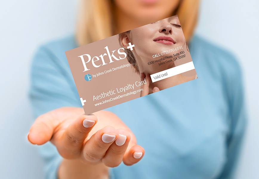 Perks+ at Johns Creek Dermatology — Your Cosmetic Rewards Program